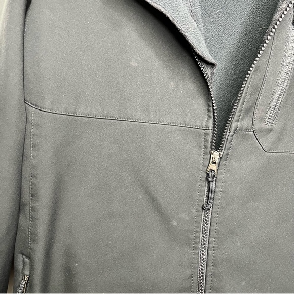 Columbia Softshell Jacket Men’s Large Black Full Zip Windbreaker - Picture 4 of 11